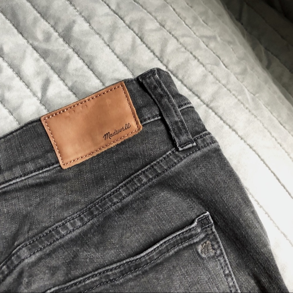Black Faded High Riser Skinny